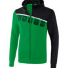 Adults 5-C Training Jacket with hood Erima
