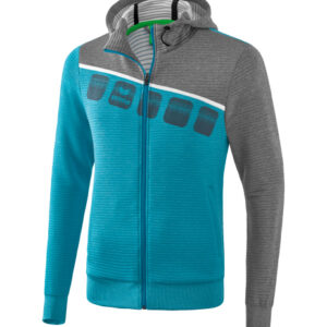 Adults 5-C Training Jacket with hood Erima