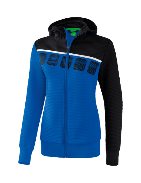 Ladies 5-C Training Jacket with hood Erima Ladies 5-C Training Jacket with hood Erima