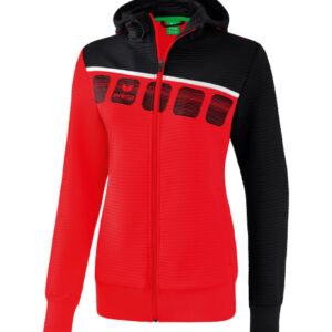 Ladies 5-C Training Jacket with hood Erima