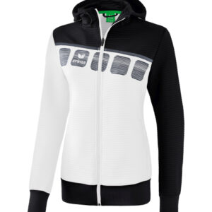Ladies 5-C Training Jacket with hood Erima