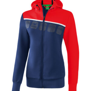 Ladies 5-C Training Jacket with hood Erima