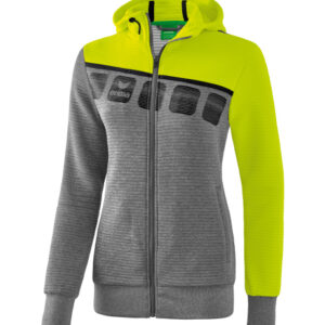 Ladies 5-C Training Jacket with hood Erima