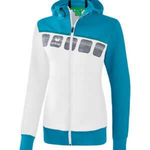 Ladies 5-C Training Jacket with hood Erima