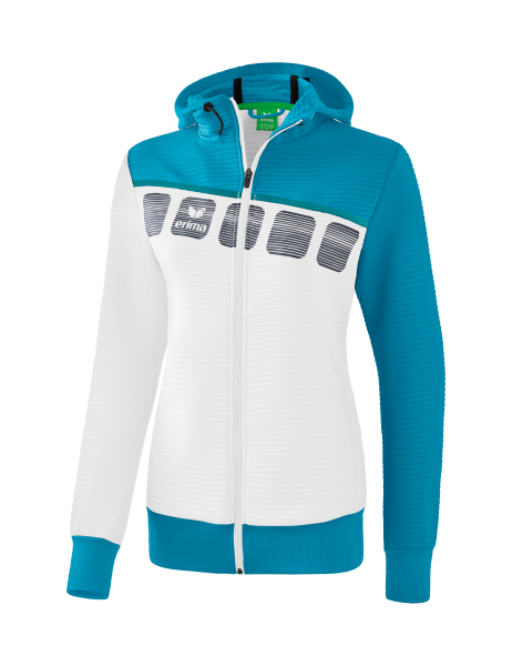 Ladies 5-C Training Jacket with hood Erima Ladies 5-C Training Jacket with hood Erima