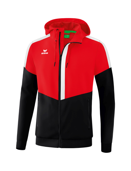 Adults Squad Track Top Jacket with hood Erima Adults Squad Track Top Jacket with hood Erima