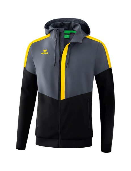 Adults Squad Track Top Jacket with hood Erima Adults Squad Track Top Jacket with hood Erima