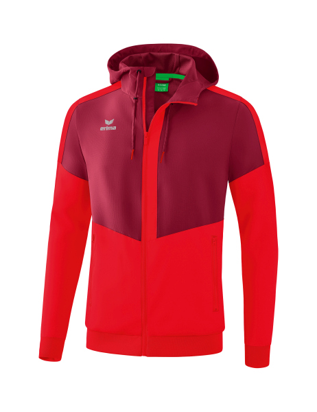 Adults Squad Track Top Jacket with hood Erima Adults Squad Track Top Jacket with hood Erima