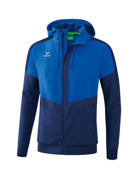 Adults Squad Track Top Jacket with hood Erima Adults Squad Track Top Jacket with hood Erima