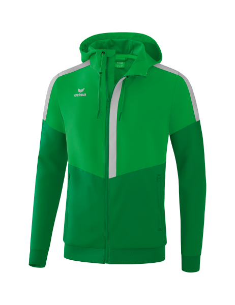 Adults Squad Track Top Jacket with hood Erima Adults Squad Track Top Jacket with hood Erima