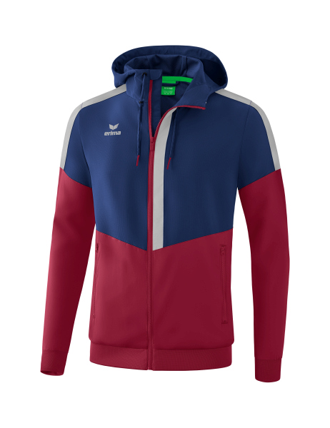 Adults Squad Track Top Jacket with hood Erima Adults Squad Track Top Jacket with hood Erima