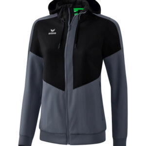 Ladies Squad Track Top Jacket with hood Erima