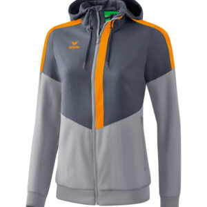Ladies Squad Track Top Jacket with hood Erima
