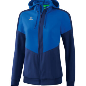 Ladies Squad Track Top Jacket with hood Erima