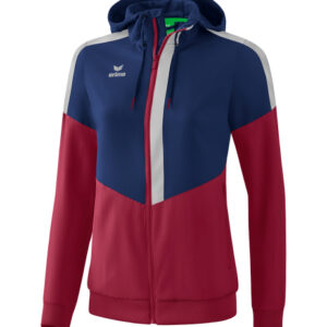 Ladies Squad Track Top Jacket with hood Erima