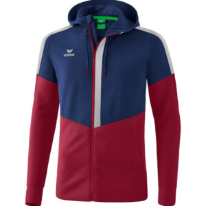 Adults Squad Training Jacket with hood Erima