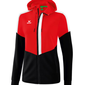 Ladies Squad Training Jacket with hood Erima