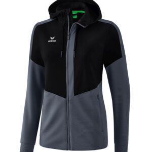 Ladies Squad Training Jacket with hood Erima