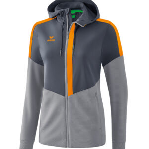 Ladies Squad Training Jacket with hood Erima