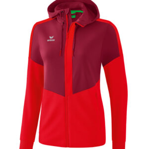 Ladies Squad Training Jacket with hood Erima
