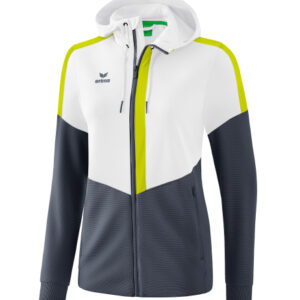 Ladies Squad Training Jacket with hood Erima