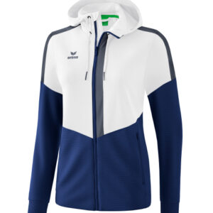 Ladies Squad Training Jacket with hood Erima