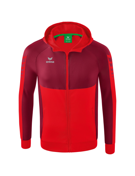 Adults Six Wings Training Jacket with hood Erima Adults Six Wings Training Jacket with hood Erima