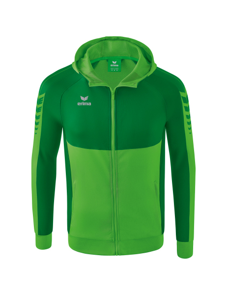 Adults Six Wings Training Jacket with hood Erima Adults Six Wings Training Jacket with hood Erima